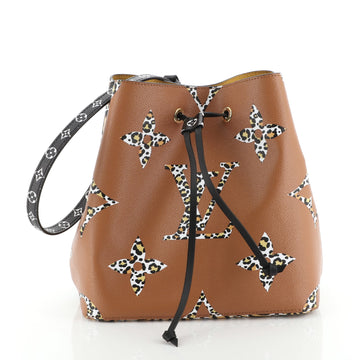 Louis Vuitton NeoNoe Handbag Limited Edition Jungle Monogram Giant