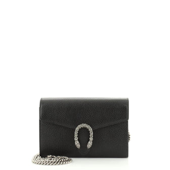 Gucci Dionysus Chain Wallet Leather with Embellished Detail Small