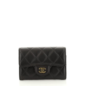 Chanel Classic Flap Card Holder Quilted Lambskin