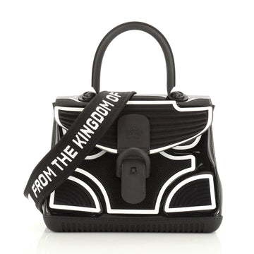 Delvaux Champion Brillant Top Handle Bag PVC and Rubber MM