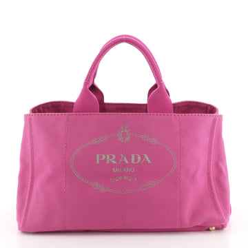 Prada Canapa Tote Canvas Large