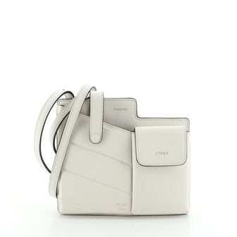 Fendi Bustine Century Crossbody Bag Leather Mini