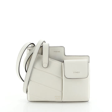 Fendi Bustine Century Crossbody Bag Leather Mini