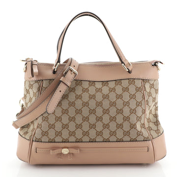 Gucci Mayfair Satchel GG Coated Canvas Medium
