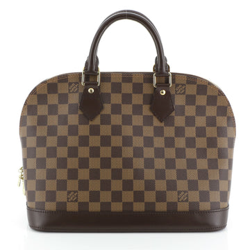 Louis Vuitton Vintage Alma Handbag Damier PM