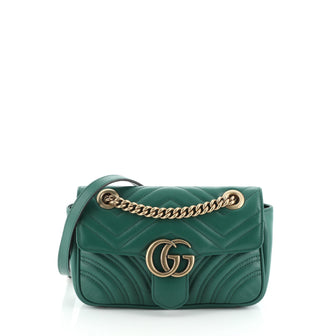 Gucci GG Marmont Flap Bag Matelasse Leather Mini