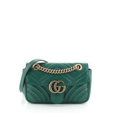 Gucci GG Marmont Flap Bag Matelasse Leather Mini