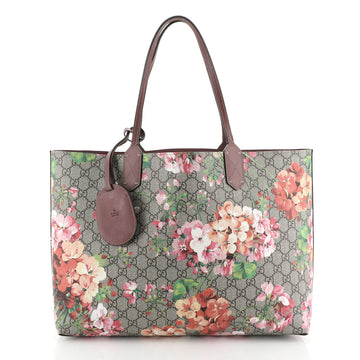 Gucci Reversible Tote Blooms GG Print Leather Medium