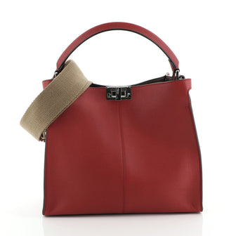 Fendi Peekaboo X-Lite Bag Leather Mini