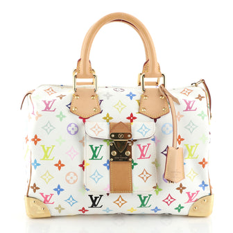Louis Vuitton Speedy Handbag Monogram Multicolor 30