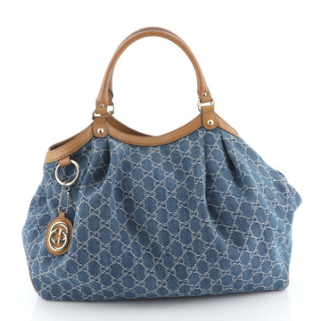 Gucci Sukey Tote GG Denim Large