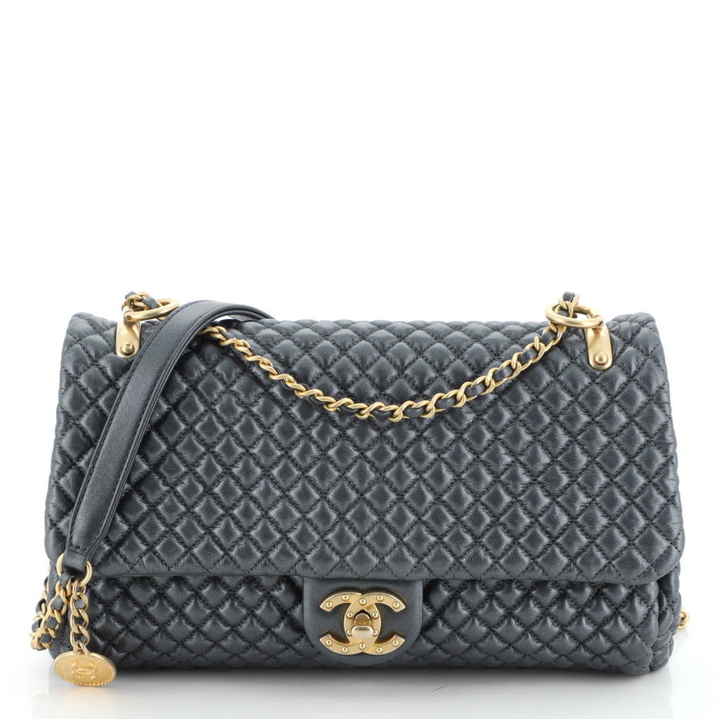 Chanel Coin Medallion Flap Bag Quilted Aged Calfskin 39515114