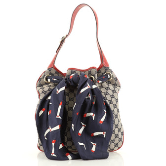 Gucci Positano Hobo GG Canvas Small