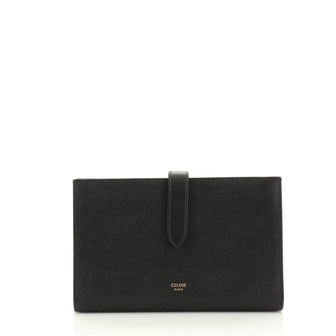 Celine Multifunction Strap Wallet Leather Large