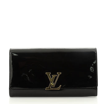 Louis Vuitton Louise Clutch Patent Long