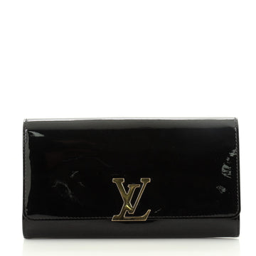 Louis Vuitton Louise Clutch Patent Long