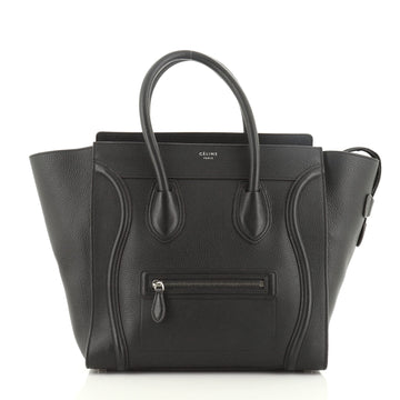 Celine Luggage Bag Grainy Leather Mini