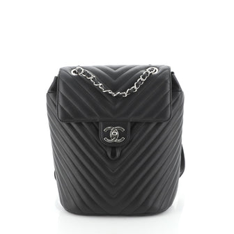 Chanel Urban Spirit Backpack Chevron Lambskin Small