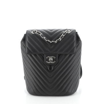 Chanel Urban Spirit Backpack Chevron Lambskin Small