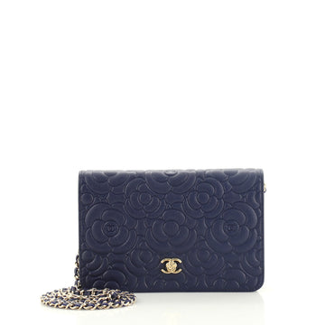 Chanel Wallet on Chain Camellia Caviar