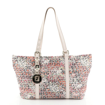 Fendi Forever Tote Printed Zucchino Canvas Medium