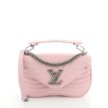 Louis Vuitton New Wave Chain Bag Quilted Leather MM
