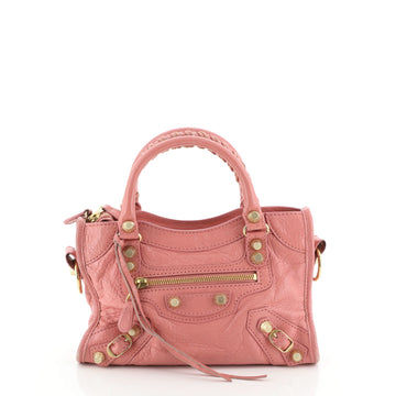 Balenciaga City Classic Studs Bag Leather Mini