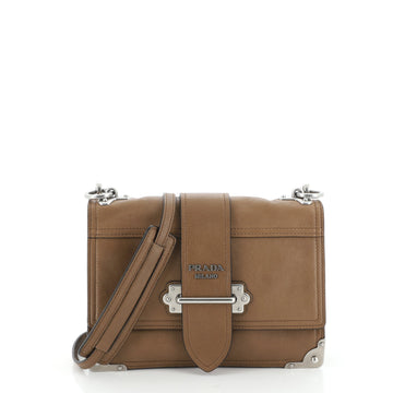 Prada Cahier Convertible Shoulder Bag City Calf Medium