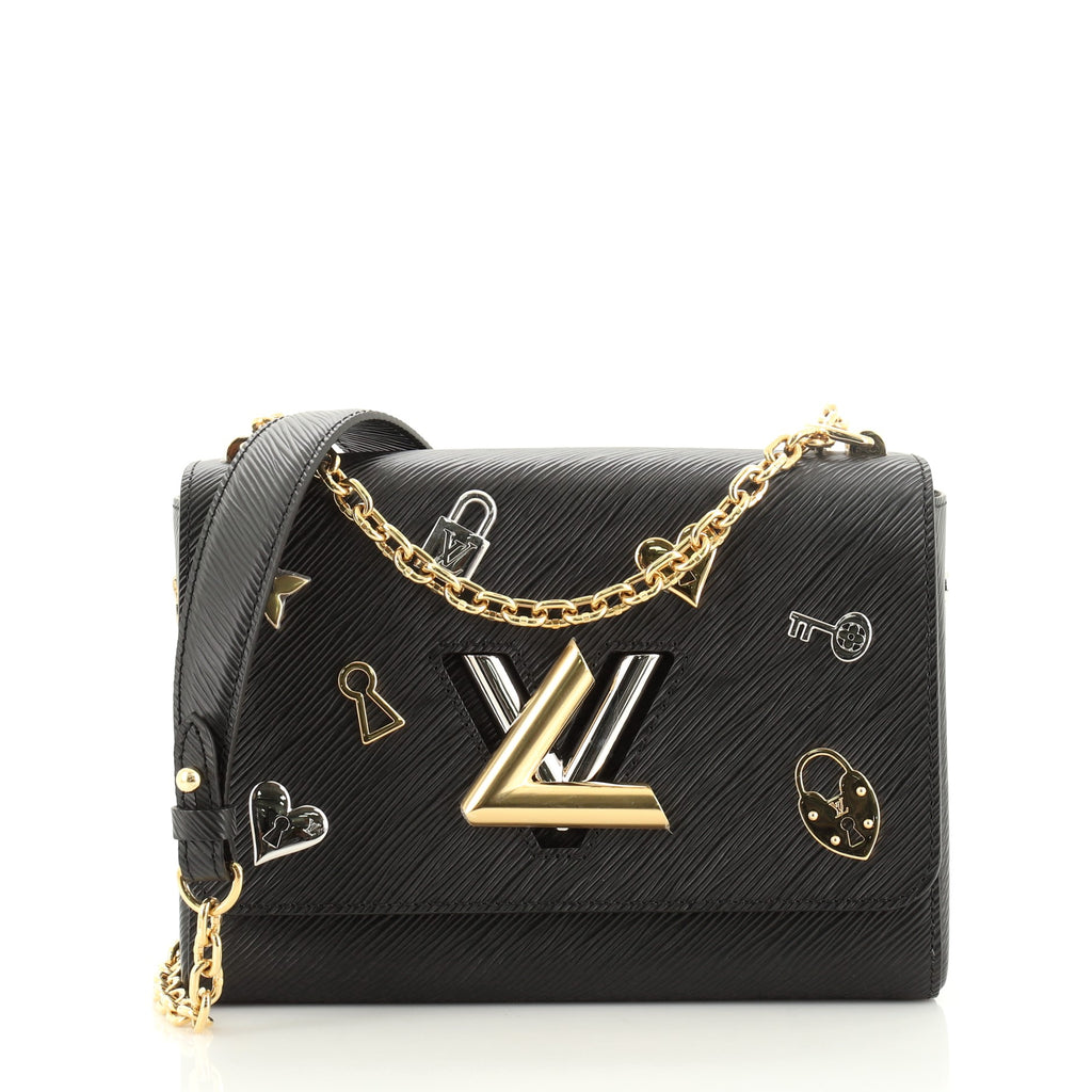 Louis Vuitton, Bags, Louis Vuitton Epi Leather Love Lock Twist Mm  Shoulder Bag