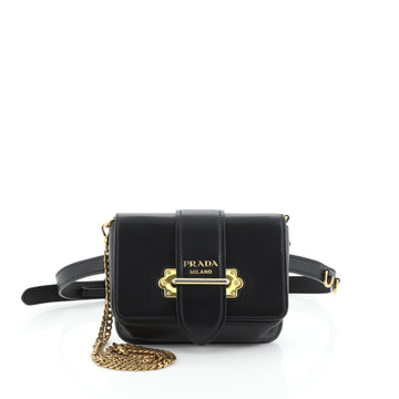 Prada Cahier Belt Bag City Calf Small
