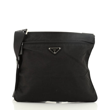 Zip Messenger Bag Tessuto Medium