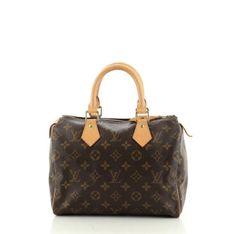Louis Vuitton Speedy Handbag Monogram Canvas 25