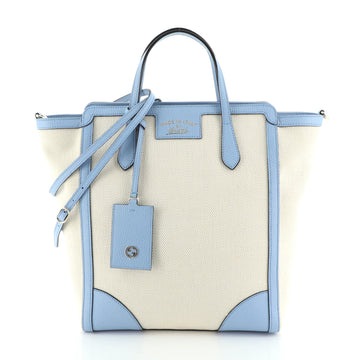 Gucci Swing Tote Canvas and Leather Tall