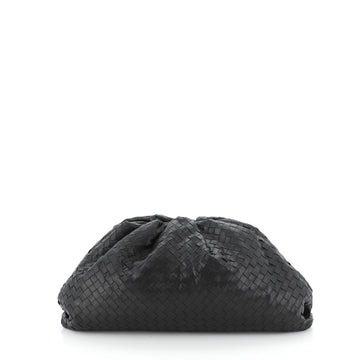 Bottega Veneta The Pouch Intrecciato Leather Large