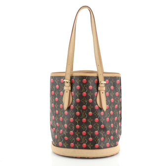 Louis Vuitton Bucket Bag Limited Edition Monogram Cerises