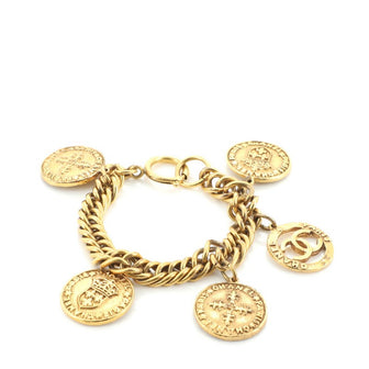 Chanel Medallion Charm Bracelet Metal