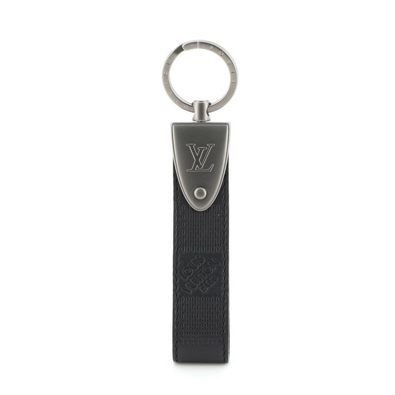 Lv Dragonne Key Holder In Black