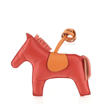 Hermes GriGri Rodeo Bag Charm Leather GM