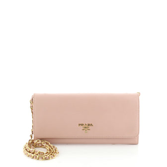 Prada Wallet on Chain Saffiano Leather