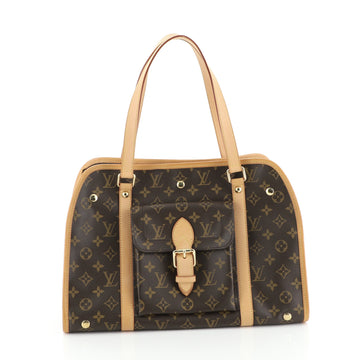 Louis Vuitton Baxter Dog Carrier Monogram Canvas GM