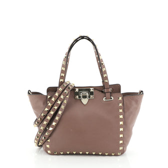 Valentino Rockstud Tote Soft Leather Mini