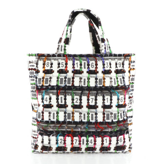 Chanel Beach Tote Printed Terry Cloth Large