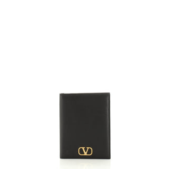 Valentino VLogo Passport Cover Leather