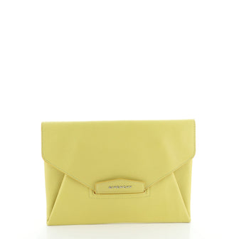 Givenchy Antigona Envelope Clutch Leather Medium