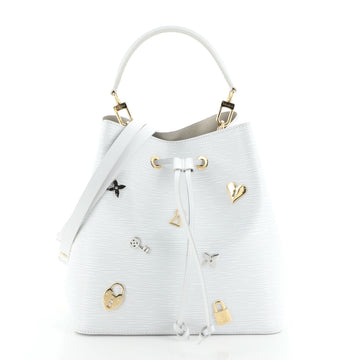Louis Vuitton NeoNoe Handbag Love Lock Epi Leather