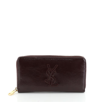Saint Laurent Belle de Jour Zip Around Wallet Leather