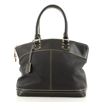 Louis Vuitton Suhali Lockit Handbag Leather GM