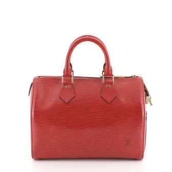 Louis Vuitton Speedy Handbag Epi Leather 25