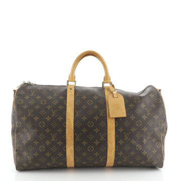 Louis Vuitton Keepall Bandouliere Bag Monogram Canvas 50