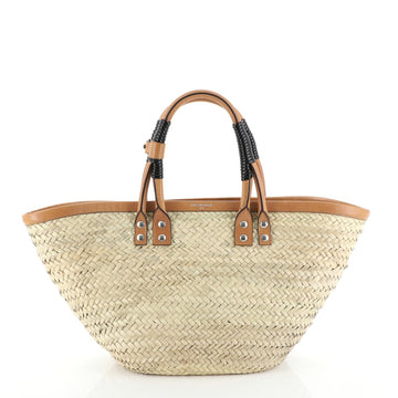 Balenciaga Bistrot Panier Bag Straw Small